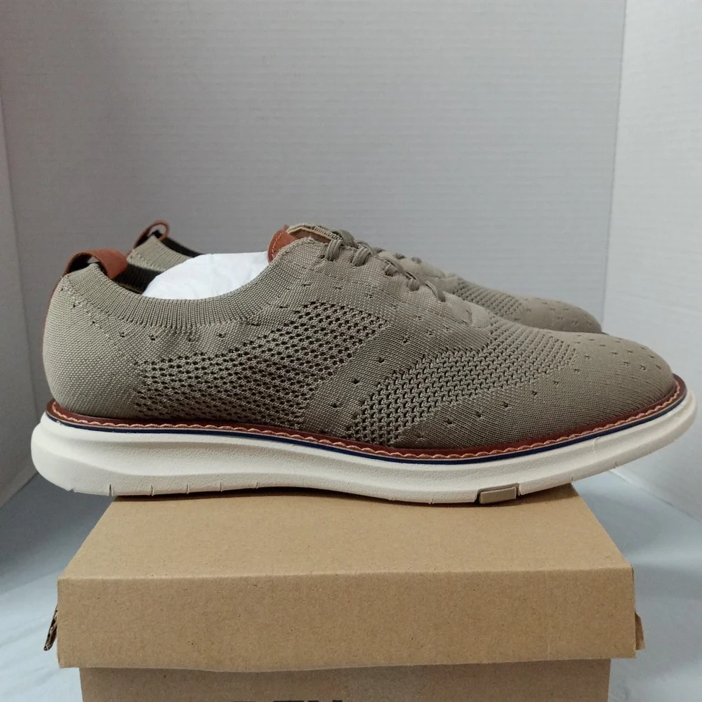 Madden MTRIPP Knit Men's Shoes Featuring Breathable Taupe Upper Size 9.5